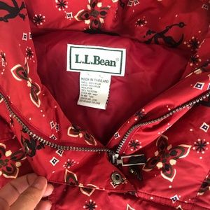 L.L. Bean Jackets & Coats - Vintage L.L.Bean Skiing Man Print Puffer Jacket L.L. Bean Jackets & Coats - Vintage L.L.Bean Skiing Man Print Puffer Jacket